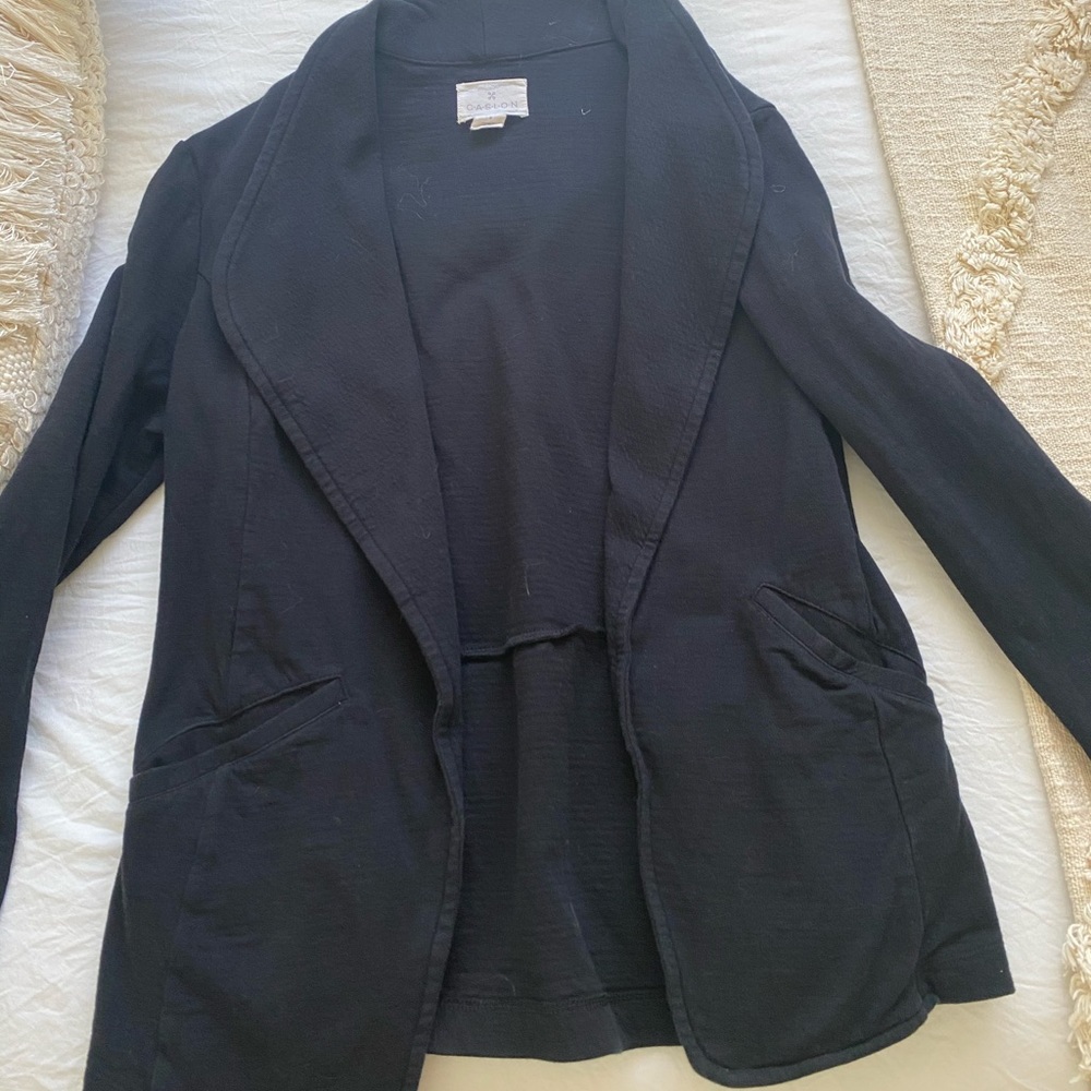 Caslon Open Knit Soft Blazer